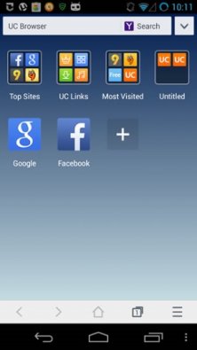 UC Browser Mini на андроид