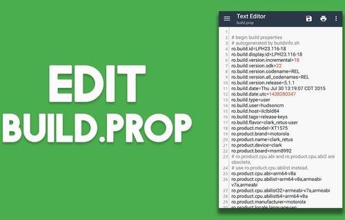 build.prop Editor на андроид